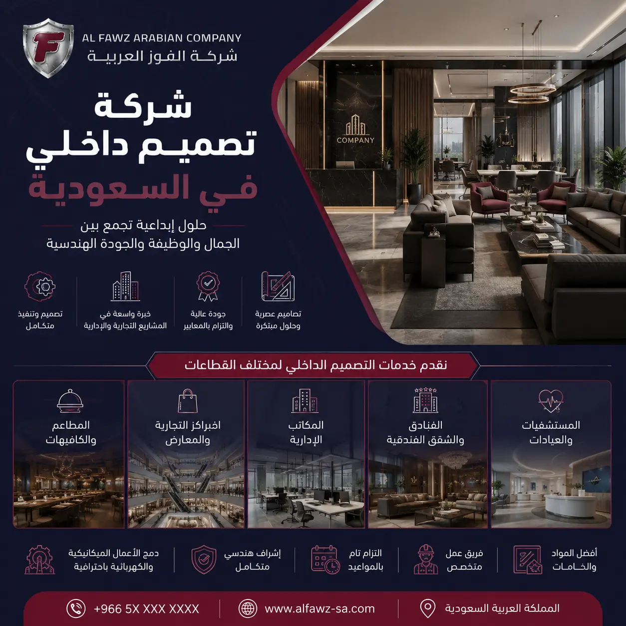 شركة تصميم داخلي في السعودية