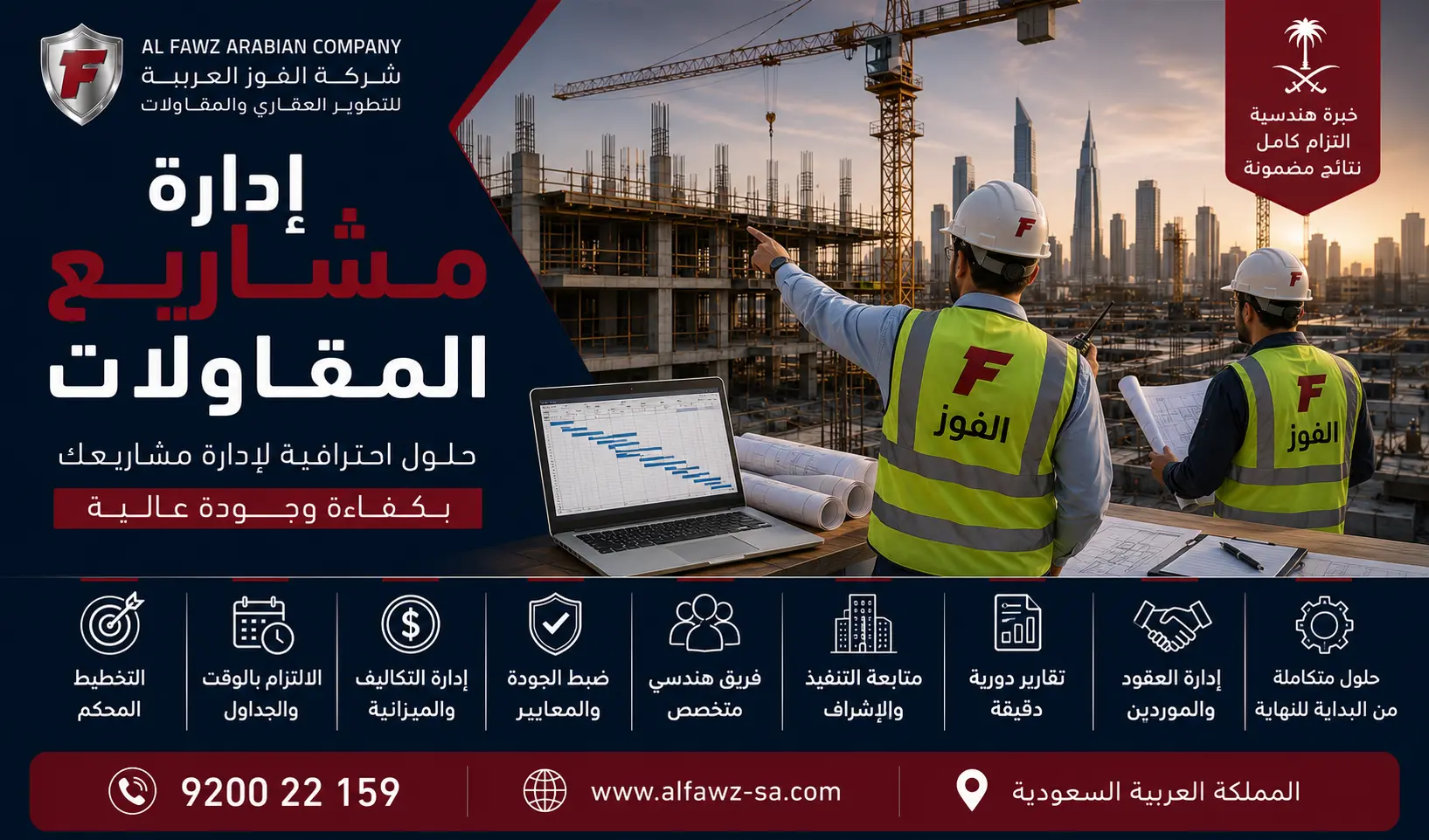 إدارة المشاريع الإنشائية