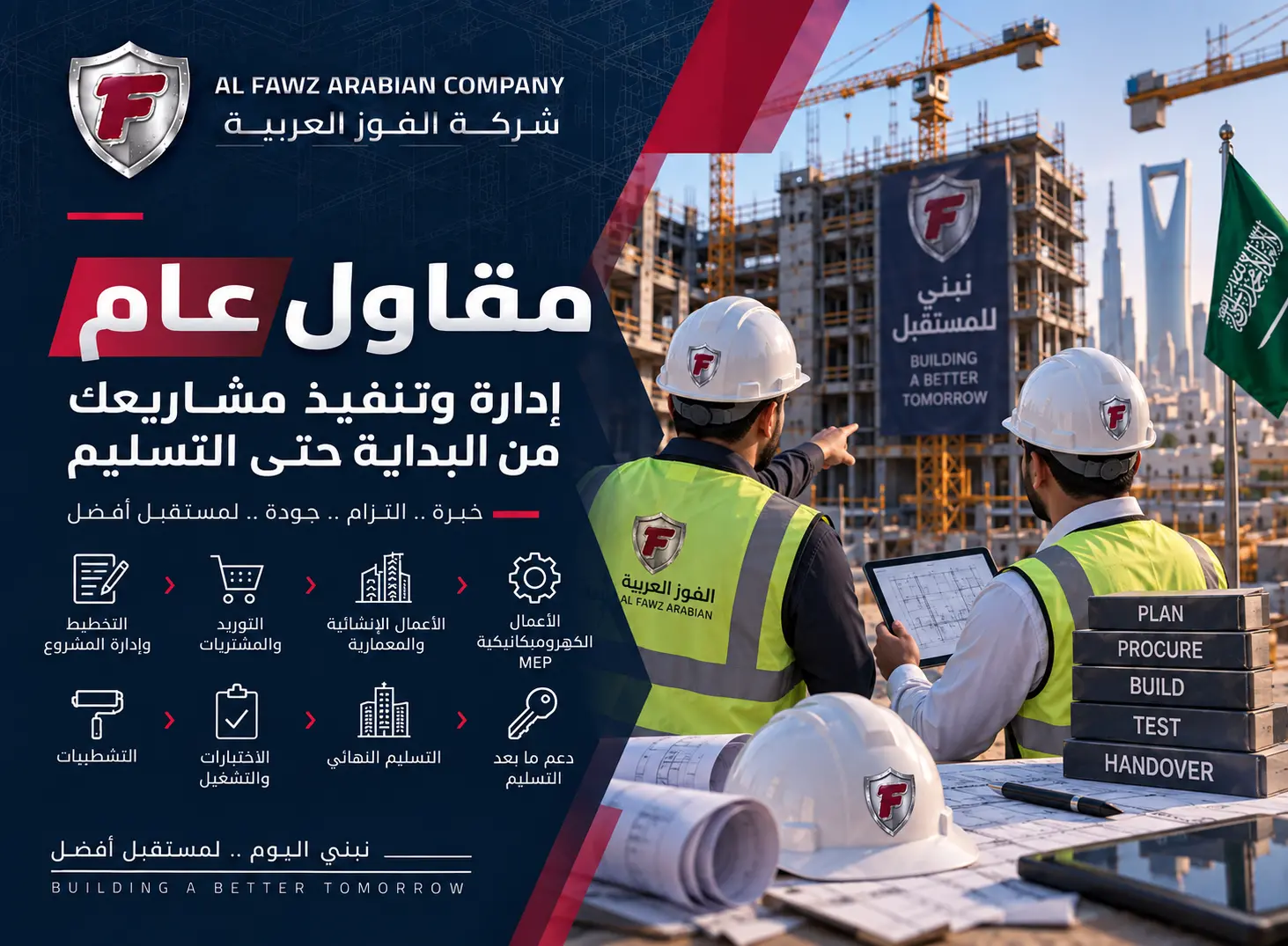 مقاول عام: كيف تختار المقاول المناسب لتنفيذ وإدارة مشروعك؟